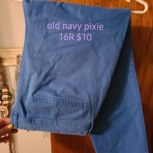 16R pixie pants